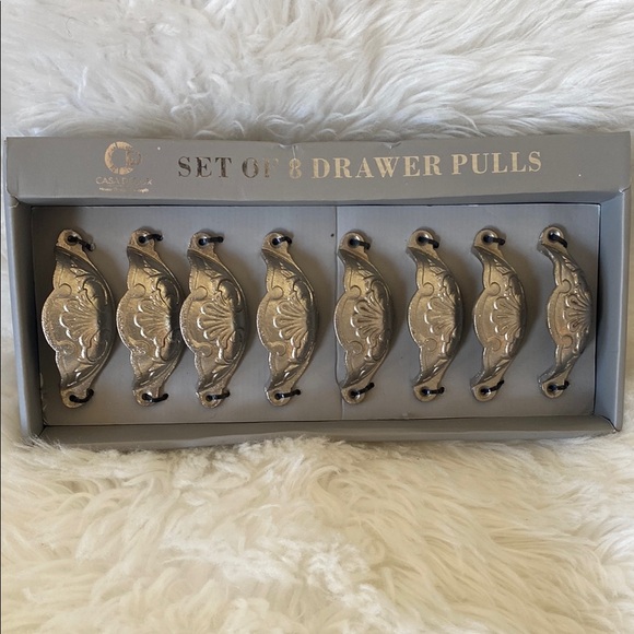 Casa DecorCabinet Drawer Cup Pulls Set of 8 - Picture 1 of 7